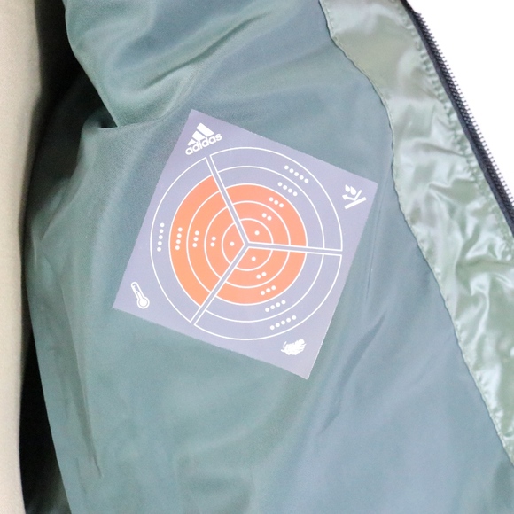 NWT Adidas Cozy Down Olive Jacket W003 - Picture 7 of 7